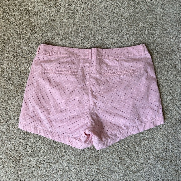 EUC Old Navy Mid-Rise Everyday Pink Eyelet Shorts - Picture 5 of 8